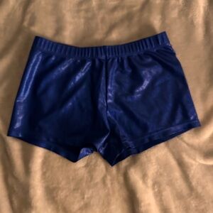 Shiny Blue Athletic Shorts